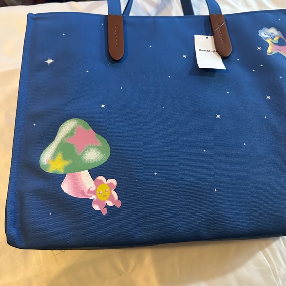 Coach Coachtopia Recycle Canvas Let Us Take a Trip Tote - Picture 8 of 11